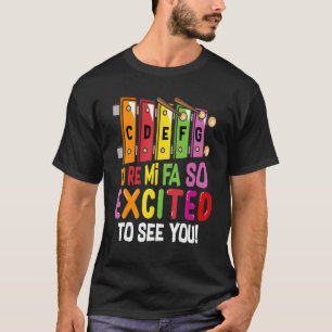 Camiseta Do Re Mi Fa Tan Encantado De Ver Música De Mano De