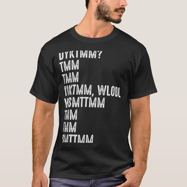 Camiseta Do You Know The Muffin Man Dyktmm Funny Quote  (Anverso)