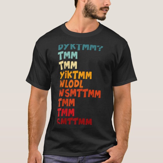 Camiseta Do You Know The Muffin Man Dyktmm Nostalgia Funny  (Anverso)