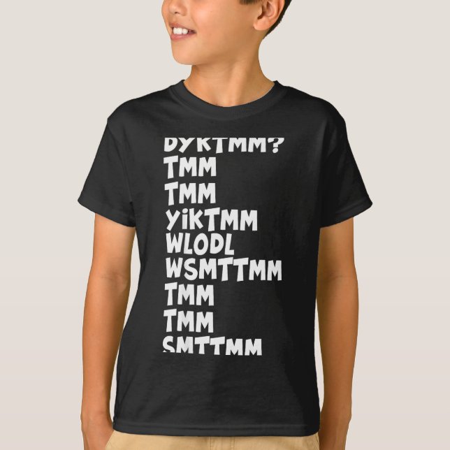 Camiseta Do You Know The Muffin Man Dyktmm Nostalgia Funny  (Anverso)