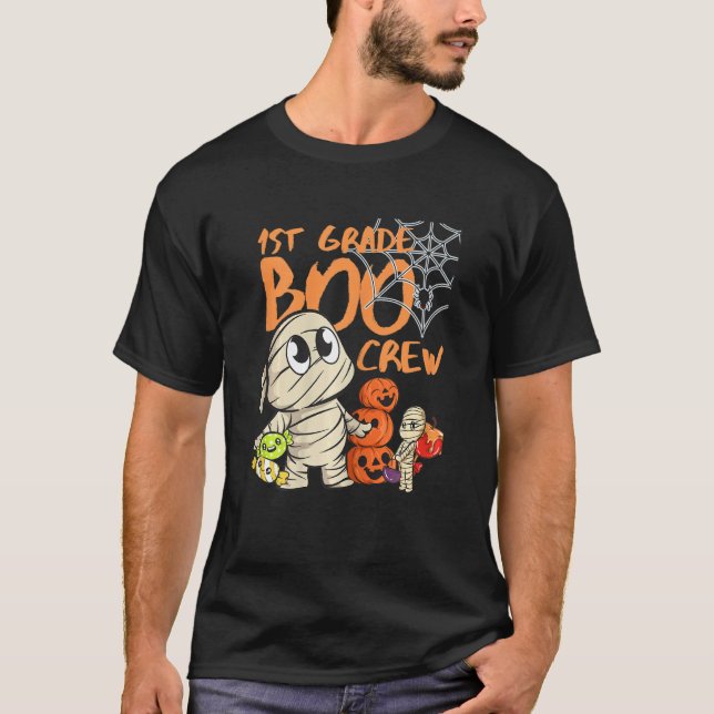 Camiseta Do You Like Mummy This 1st Grade Boo Crew Hallowee (Anverso)