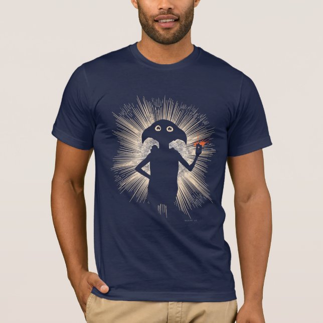 Camiseta Dobby lanzando magia (Anverso)