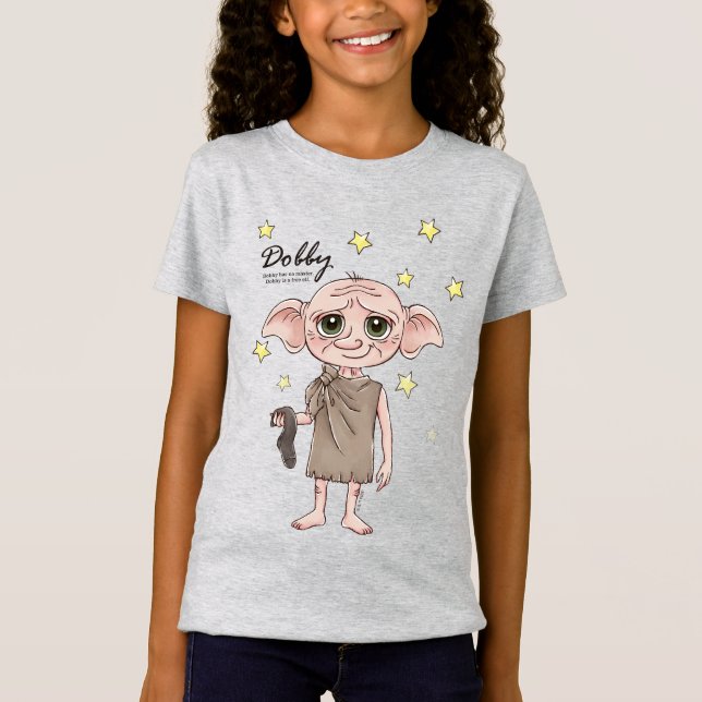 Camiseta Dobby Watercolor Character Art (Anverso)