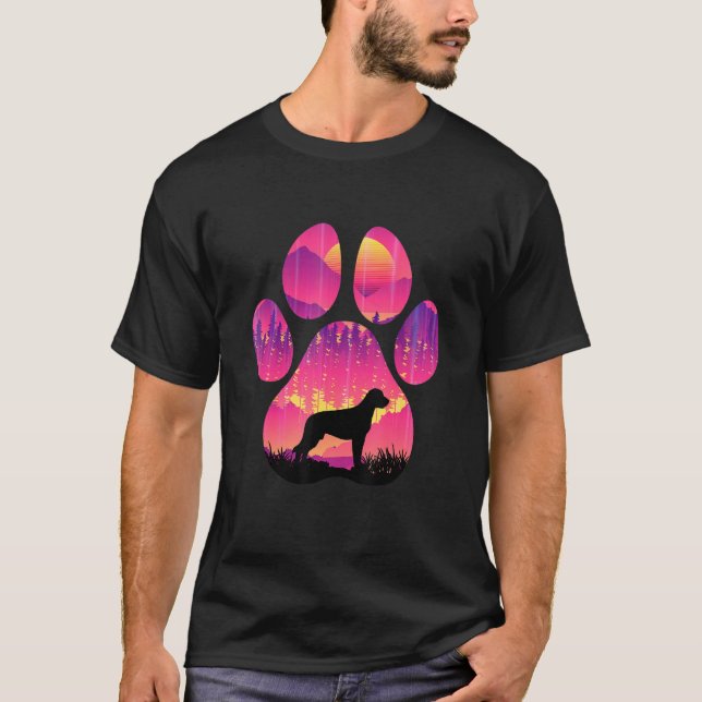 Camiseta Doberdor Paw Mom Dad Dog Hombres (Anverso)