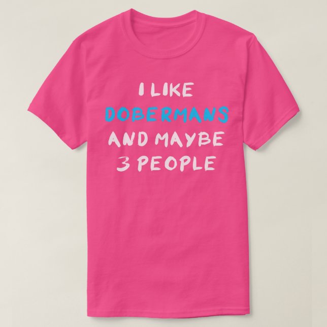 Camiseta Doberman (Diseño del anverso)