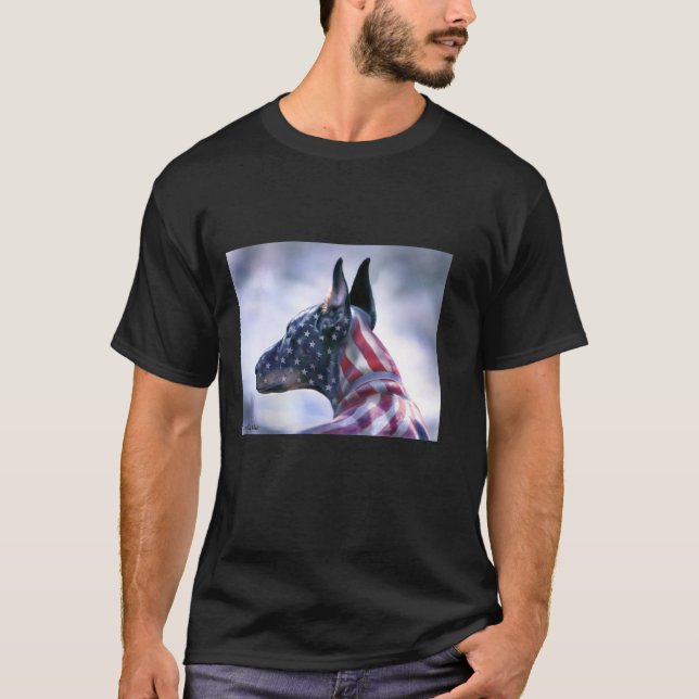 Camiseta Doberman americano del orgullo (Anverso)