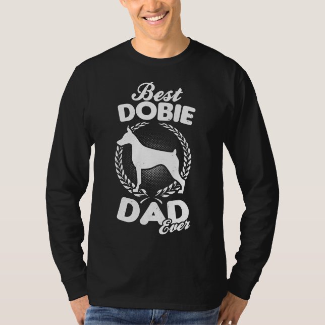 Camiseta Doberman Best Dobie Dad (Anverso)