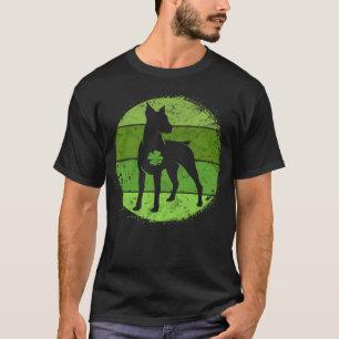 Camiseta Doberman Circular Trébol Irlandés Perro Día de San