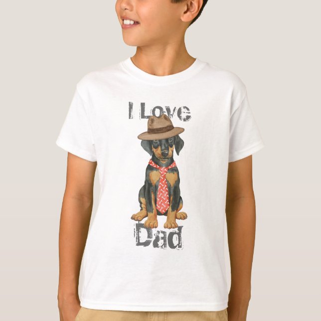 Camiseta Doberman Dad (Anverso)
