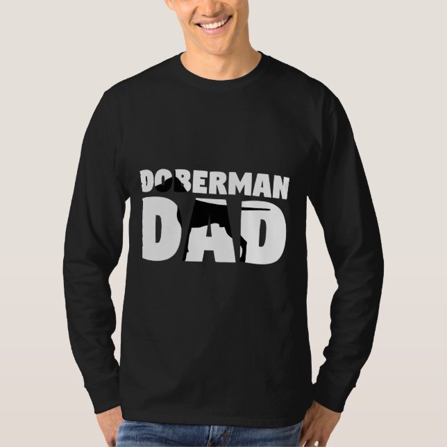 Camiseta Doberman Dad Doberman Father Dog Dad Tee (Anverso)