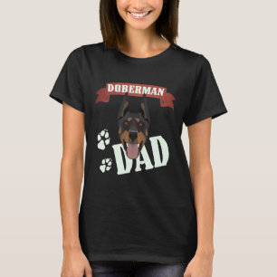 Camiseta Doberman Dad Dog Dad
