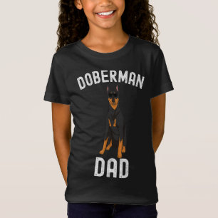 Camiseta Doberman Dad Fathers Day Men Doberman Lover Dueño