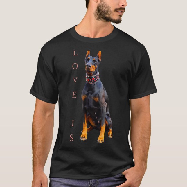 Camiseta Doberman Doberman Pinscher Perro Mamá Pap (Anverso)