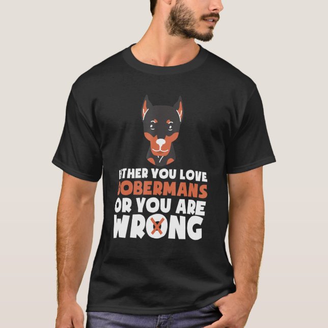 Camiseta Doberman Dog   (Anverso)