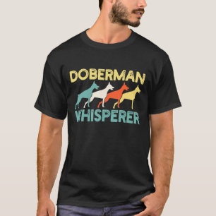 Camiseta Doberman Dog Retro