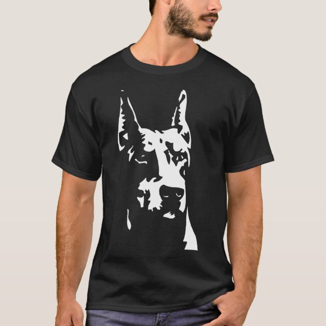 Camiseta Doberman Dog  Tee (Anverso)
