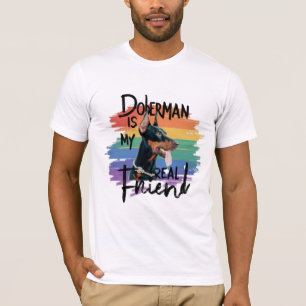 Camiseta Doberman Es Mi Amigo