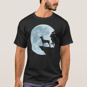 Camiseta Doberman Full Moon Clever Dog Guay Dueño Mascota