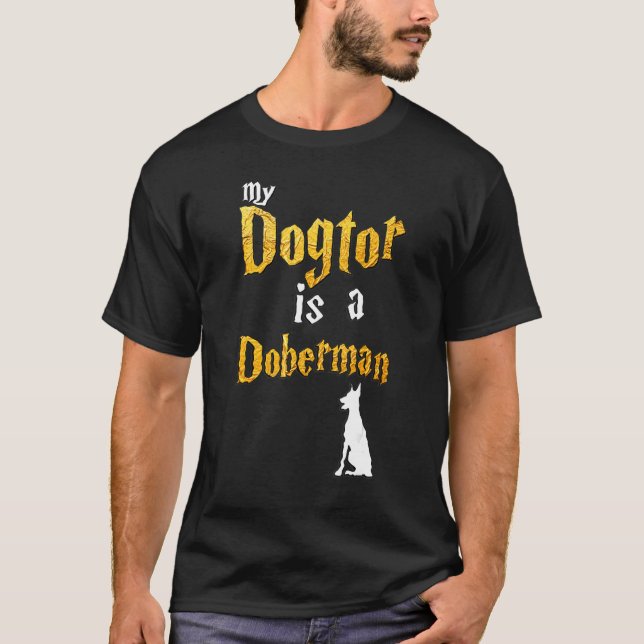 Camiseta Doberman Hombres Doberman (Anverso)