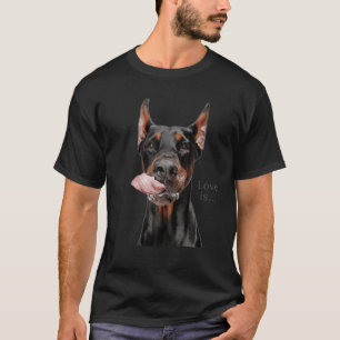 Camiseta Doberman Lover Doberman Pinscher Dog Mom Dad Love