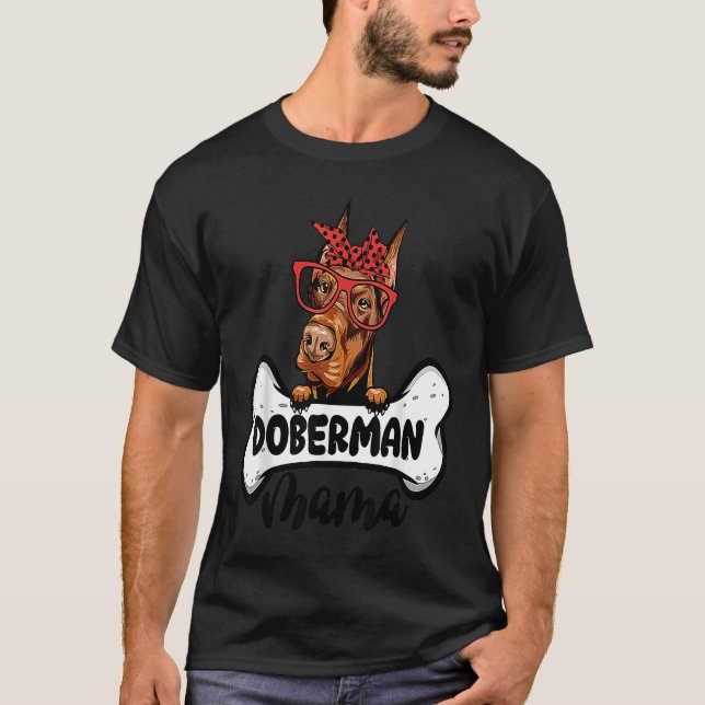 Camiseta Doberman Mama (Anverso)