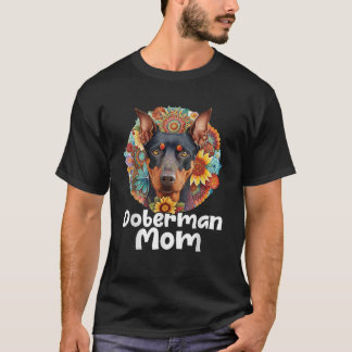 Camiseta Doberman Mamá Día de la Madre Perro Mascota canino