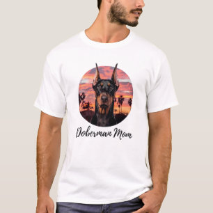 Camiseta Doberman Mom