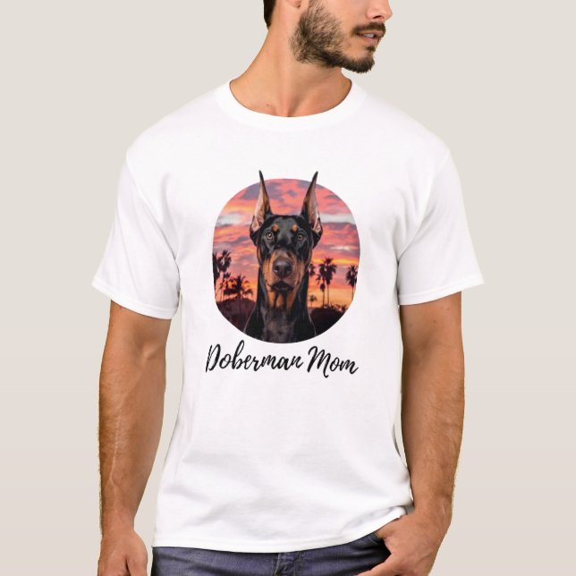 Camiseta Doberman Mom (Anverso)