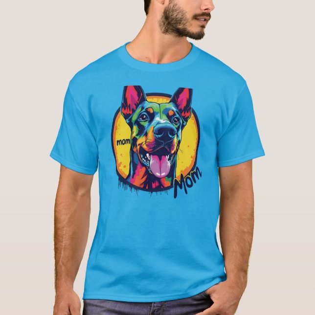Camiseta Doberman Mom (Anverso)