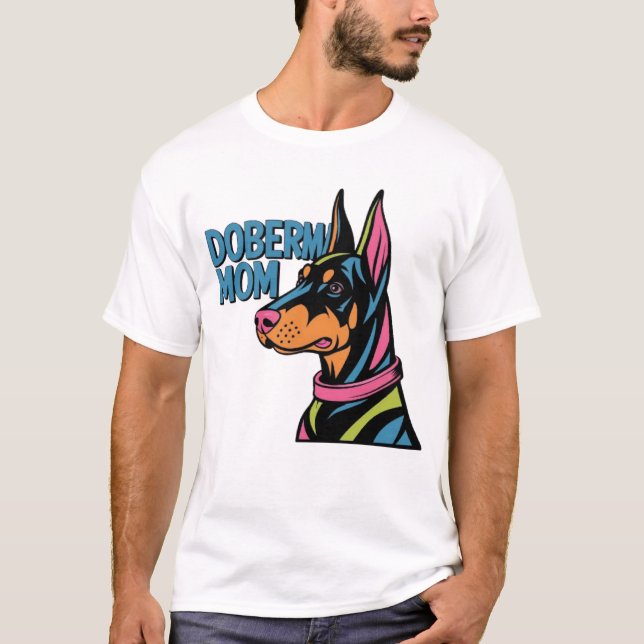 Camiseta Doberman Mom (Anverso)