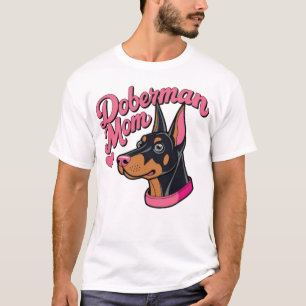 Camiseta Doberman Mom