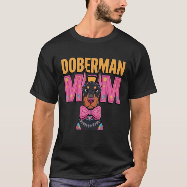 Camiseta Doberman Mom (Anverso)