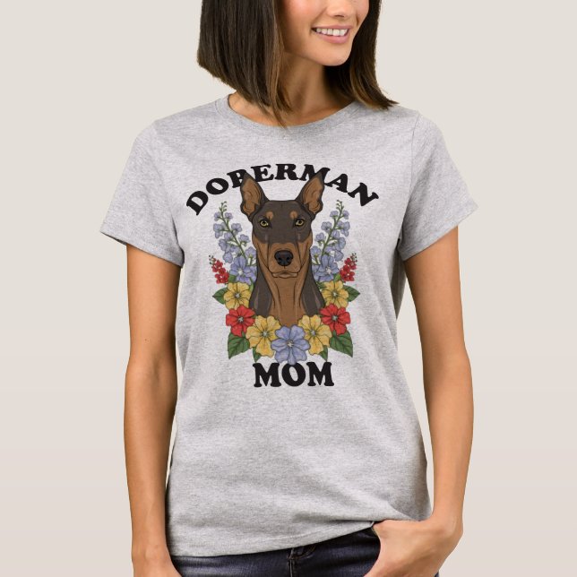 Camiseta Doberman Mom (Anverso)