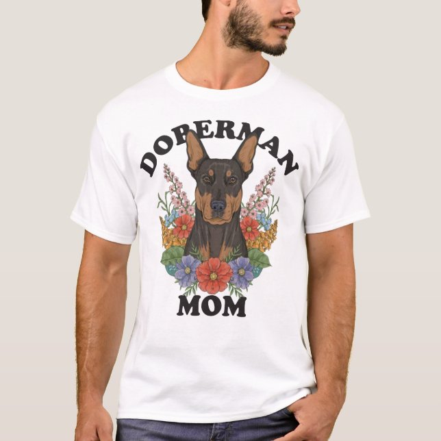 Camiseta Doberman Mom (Anverso)