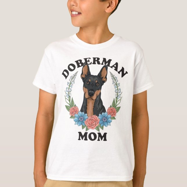Camiseta Doberman Mom (Anverso)