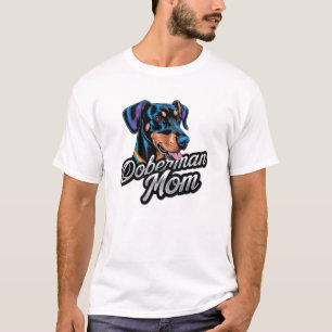 Camiseta Doberman Mom