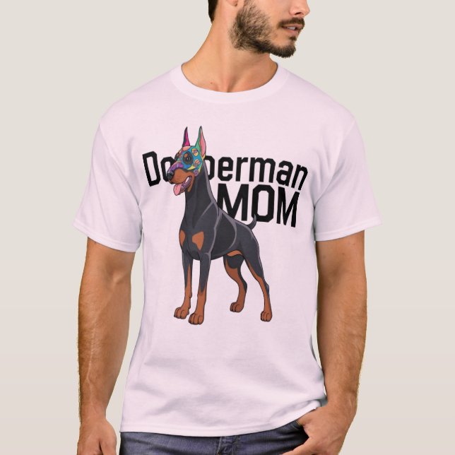 Camiseta Doberman Mom (Anverso)