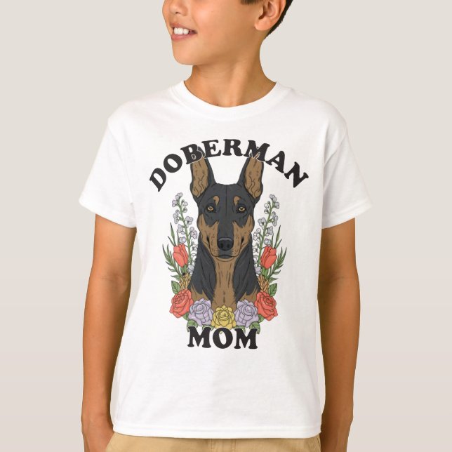 Camiseta Doberman Mom (Anverso)