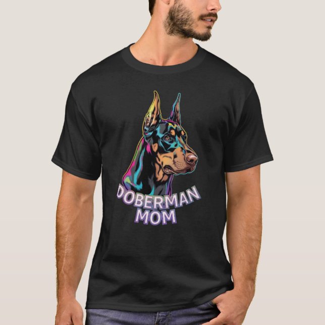 Camiseta Doberman Mom (Anverso)