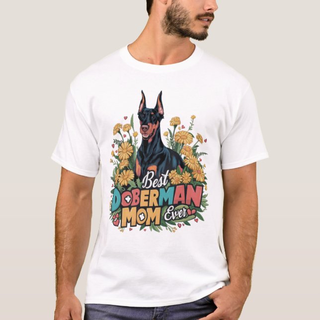 Camiseta Doberman Mom (Anverso)
