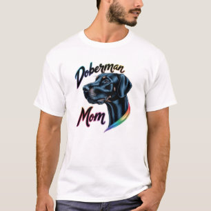 Camiseta Doberman Mom
