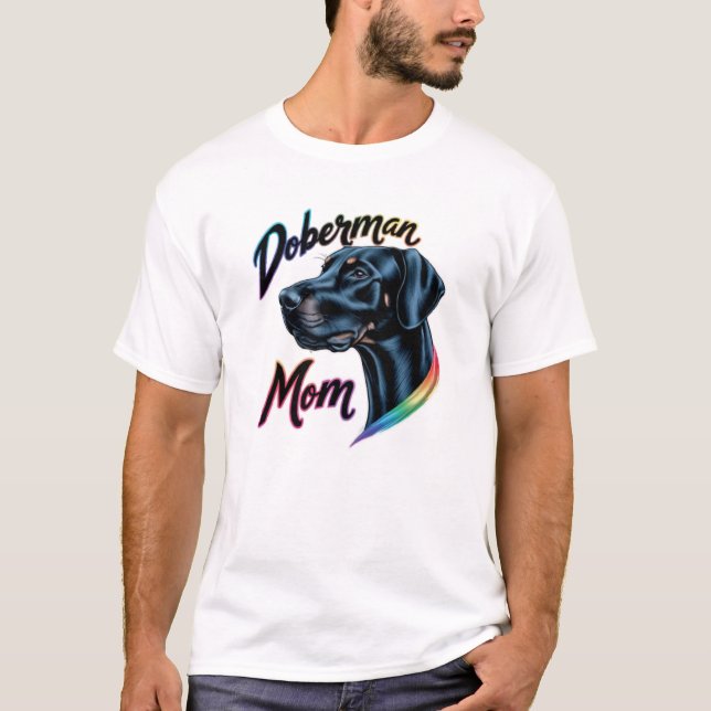 Camiseta Doberman Mom (Anverso)