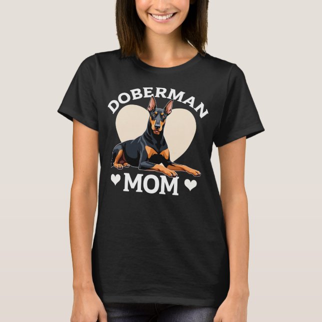 Camiseta Doberman Mom (Anverso)