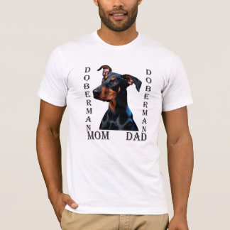 Camiseta Doberman Mom Dad