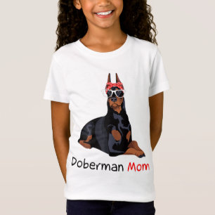 Camiseta Doberman Mom Dog Bandana Pet Lover Gift