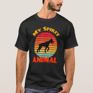 Camiseta Doberman My Spirit Animal Dog Retro