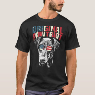 Camiseta Doberman Original Pawtriot 4 de julio