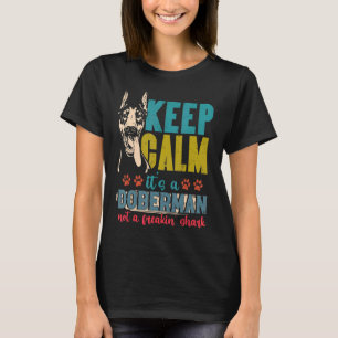 Camiseta Doberman Para Hombres Mujeres Niños Doberman Pinsc
