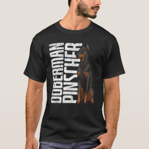 Camiseta Doberman Pincher Divertidas Mujeres Doggy Doberman
