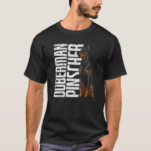 Camiseta Doberman Pincher Divertido Mujeres Perrito Doberma